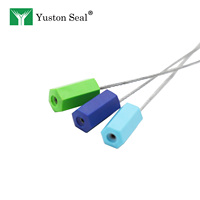 Sello de Cable de Acero YTCS107 A3, Diámetro de 1.0/1.8 mm, Longitud Personalizable, Opciones Multicolor para Sellado de Carga Logística