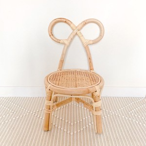 Silla de ratán para bebés y niños, muebles de diseño bonito, a precio barato, con forma de lazo natural - Product Image 1