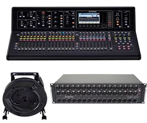 全新Midas M32R实时数字混音器DL32舞台盒150 Cat5网络电缆线轴数字混音器音频混音器