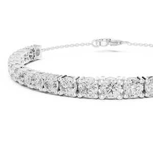 AK Excuse Moissanite Bracelet de fiançailles en argent sterling 925 Bijoux de mariage de luxe pour femme - Product Image 1
