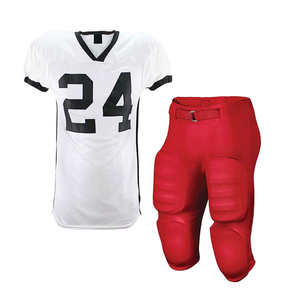 Ropa DE EQUIPO PROFESIONAL Uniforme de camiseta de fútbol americano Ropa deportiva cómoda para hombres Uniforme de fútbol americano de secado rápido - Product Image 1