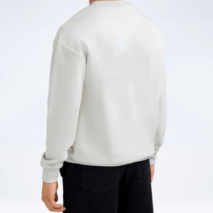 Custom Men's Eco-Friendly <b>Lined</b> High Street Crewneck Winter <b>Sweatshirt</b> with Custom Logo 100% Cotton <b>Fleece</b> Pullover - Product Image 5