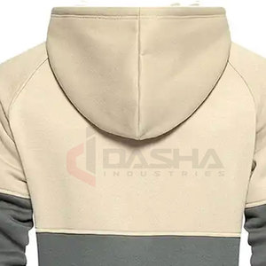 2025 hommes de haute qualité 450G polaire sweat à capuche couleur unie coupe ample en Polyester/coton pour l'impression numérique d'hiver - Product Image 6