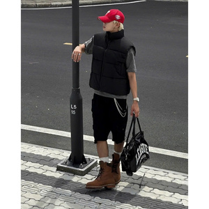 [NUEVA LLEGADA] HT03 Chaleco acolchado Acolchado Diseño Acolchado Personaje Suave Cálido Poliéster/Material de algodón Ropa de calle de moda - Product Image 6
