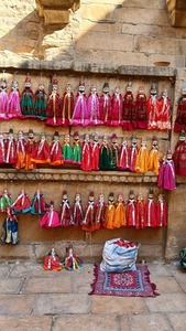 ผ้า rajasthani อินเดียหลากสีหุ่นกระบอกทำจากไม้ขนาด12นิ้วแขวนเพดานสำหรับตกแต่งงานแต่งงาน - Product Image 2