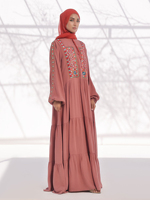 Nouvelle Abaya musulmane décontractée style Kaftan, vêtements ethniques traditionnels pour femmes, haute qualité, vente en gros, couleur et taille personnalisables