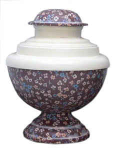 Urna Funeraria Americana CHARLES para Cenizas Humanas, Urna Moderna de Diseño Funerario CHARLES, Urna Decorativa de Metal para Cenizas - Product Image 4