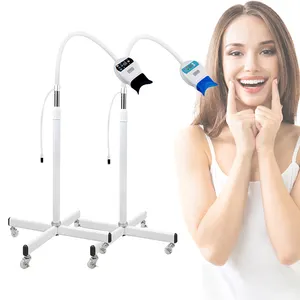 Lámpara LED Dental láser, máquina de luz blanqueadora Dental con ruedas, máquina blanqueadora de luz fría Led de pie 8