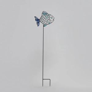 Nouveau piquet de jardin décoratif en métal de fer couleur personnalisée piquets décoratifs de jardin extérieur avec fleur conçue - Product Image 5