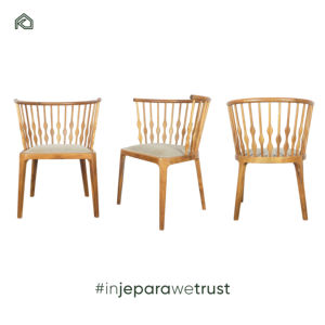 Silla de Comedor Moderna Personalizada de Madera de Teca Sólida para Restaurante, Cafetería, Hotel, Sala de Estar, Centro Comercial - Muebles de Diseño Contemporáneo - Product Image 6