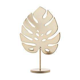 Sculpture en métal décorative de table minimaliste avec des tons naturels et un lustre métallique conçu pour les thèmes de maison inspirés par l'éco - Product Image 5