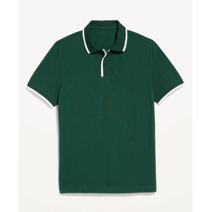 Ropa lisa de manga corta con logotipo personalizado, polos informales con sublimación completa para hombre, polos informales de manga corta de lujo para hombre - Product Image 4