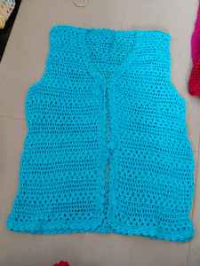 Top Corto de Ganchillo para Mujer, Estilo Bohemio, Tejido a Mano, 100% Algodón, Transpirable, para Verano, Playa, Festivales, Sin Mangas - Product Image 4