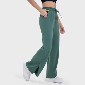 Venta al por mayor Mujeres Jogger Pantalones de chándal Dos bolsillos laterales Joggers personalizados Streetwear - Product Image 1