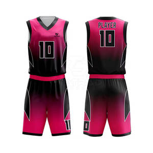 Tenues de basket-ball imprimées respirantes professionnelles, couleur et logo personnalisés, vêtements de sport de haute qualité à séchage rapide pour hommes - Product Image 1