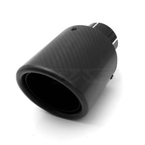 Puntas de escape personalizadas de fibra de carbono universales para mercedes-benz E250 E300 BMW 325 340 350 <span class=keywords><strong>AUDI</strong></span> A3 <span class=keywords><strong>A4</strong></span> A5 puntas de escape de rendimiento - Product Image 1