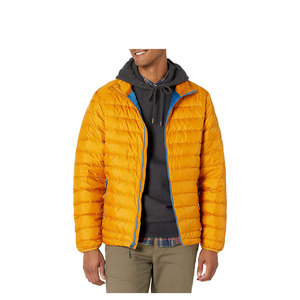 Men's High Quality Winter <b>Packable</b> Varsity <b>Jacket</b> Lightweight Hooded Waterproof Windproof 100% Polyester Breathable Fabric Thin - Product Image 4