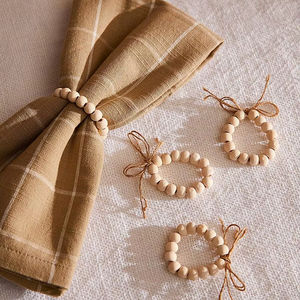 Nouvelle conception tendance, style décoratif, anneau de serviette en rotin, améliorant l'agencement de la table avec une texture chaleureuse et un attrait visuel - Product Image 1