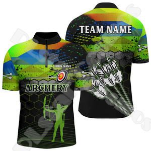 Camiseta deportiva de tiro con arco para hombre, camisetas de caza de verano a la moda, tela de estilo de gran oferta - Product Image 6