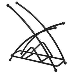 Servilletero de Metal con Diseño de Hoja y Base de Madera con Acabado Dorado, Decoración Elegante para Mesa de Hogar, Restaurantes y Cafeterías, de la India - Product Image 4