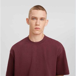 T-shirt de sport décontracté à manches courtes et séchage rapide avec col en O en polyester et coton pour hommes, nouvelle mode d'été, vente en gros - Product Image 4