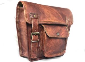 Alforjas de motocicleta de cuero PU marrón Sportscaster, juego de tres Alforjas para viajes, bolsas y estuches de propósito especial - Product Image 3