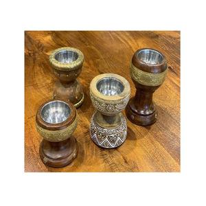 Fantastique Design Bois Mabkhar Ensemble De 5 Brûleur D'encens Oud De Taille Différente Pour La Maison Hôtel Restaurant Utilisation - Product Image 1