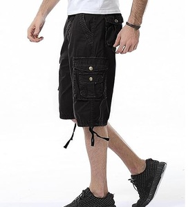 Service à faible quantité minimale de commande Shorts Cargo pour hommes Shorts décontractés pour hommes Cargo pantalons courts coton tissu Sweat Shorts Streetwear mode - Product Image 4