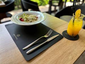 Washable Eco-Friendly Luxury Genuine Leather <b>Place</b> <b>Mat</b> for Restaurant Dining <b>Table</b> Non Slip Waterproof Heat Resistant LPM-0037 - Product Image 4