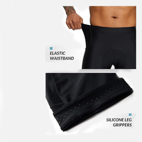 Pantalones Cortos de Ciclismo para Hombre Melbo Sports, con Acolchado de Gel 3D, Secado Rápido, Antibacterianos, Protección UV, Transpirables, Malla de Spandex/Poliéster