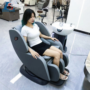 Moderner multifunktion aler schwarzer elektrischer Salon Spa Wasser zirkulation skopf therapie Haar wasch <span class=keywords><strong>massage</strong></span> Shampoo Stuhl