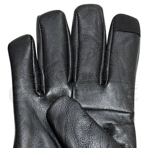 Gants de conduite en cuir véritable en peau de mouton, protection des mains pour l'hiver, compatibles avec les écrans tactiles, gants de conduite pour hommes - Product Image 5