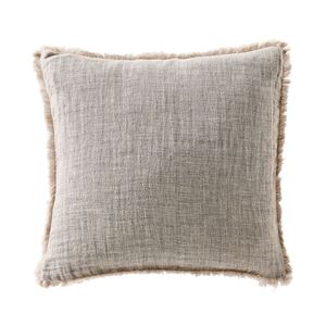 Hermosa funda de almohada decorativa de algodón con patrón sólido sostenible con flecos para decoración de sofá y sala de estar al mejor precio - Product Image 5