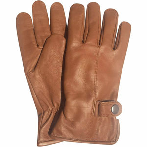 New Arrival Hot Selling Fashionable Leather Gloves Breathable Anti-Wrinkle Anti-Pilling Comfortable Wear <b>Outdoor</b> Sports <b>Safety</b> - Product Image 5