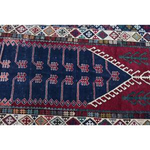 Kilim, alfombra de área grande azul roja, 3,8x5,9 pies, tejido plano, respaldo de látex de lana turca para pasillo, alfombra rectangular de felpa para habitación de retazos - Product Image 5