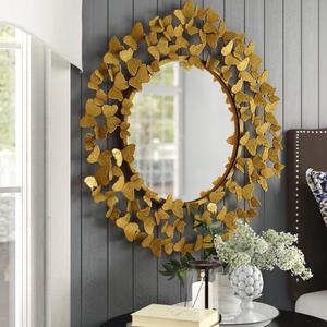 Miroir mural en métal au design simple avec la meilleure qualité pour la décoration Miroir en métal suspendu de luxe Haute qualité Meilleur prix - Product Image 4