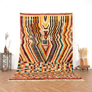 Tapis marocains faits main en laine, authentiques tapis berbères, laine naturelle, artisanat artisanal, taille et couleurs personnalisables, haute qualité - Product Image 1