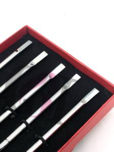 Meilleur poussoir à ongles en acier inoxydable de haute qualité pour soins personnels, nouveauté en argent uni, instrument de beauté à usage domestique - Product Image 5