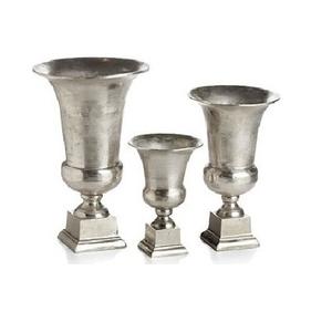 Nouveau style de vase en métal pour fleurs attrayant main maison table de mariage décorative pour café et hôtel décor nickelé utilisation ronde - Product Image 3