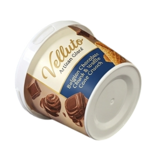 DYK501 Redondo 500ml (Aprox.) Envase de Plástico PP IML para Helado (1 Pinta) y Tapa de Plástico PP IML - Product Image 2