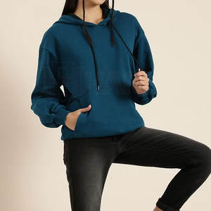 Chaqueta de invierno informal para mujer Sudadera con capucha de poliéster de algodón de manga larga con patrón estampado Capucha forrada de secado rápido a la venta para adultos - Product Image 5