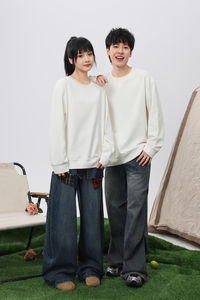 Sudaderas con Capucha Personalizadas con Logotipo Bordado para Hombre, Cuello Redondo, Gruesas, Unisex, Fabricante, Sudaderas de Alta Calidad para Hombre - Product Image 5