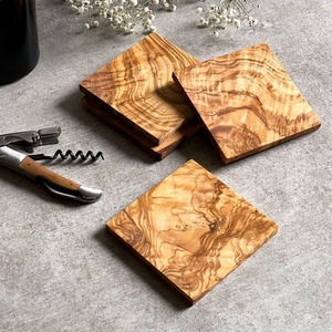 Contemporary wooden coaster set embodying craftsmanship simplicity sustainability designed for modern living spaces refined look - Product Image 4