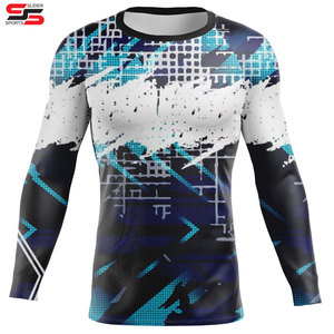Rash Guard Venta al por mayor Compresión Wear Rash Guard Precio bajo Camiseta de manga larga - Product Image 5
