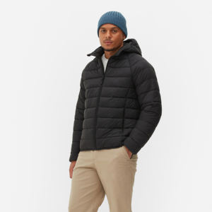 Winter Custom logo Outdoor Wear Cotton Polyester Blank Plain Down Polyester <b>Padded</b> Quilted Men's Puffer Jacket - Product Image 2