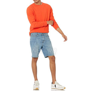 Diseña Tu Propio Logotipo, Pantalones Cortos de Mezclilla Casuales para Hombre, 100% Algodón, Sólidos, de Secado Rápido, Personalizados y Transpirables, Más Vendidos - Product Image 2