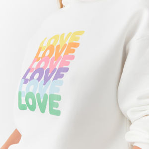 Fábrica de fabricación de logotipo personalizado de lujo Crop Top sudaderas con capucha de gran tamaño al por mayor de algodón recortada superior sudaderas con capucha de gran tamaño para las mujeres - Product Image 5