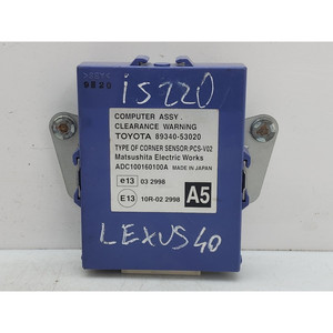 MODULE ÉLECTRONIQUE LEXUS Série IS (350) 8934053020 2ADFHV diesel 2231 (05>13) - Product Image 1