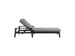 Chaise longue pliable en bois massif minimaliste moderne, mobilier d'extérieur pour piscine, hôtel, villa - Product Image 3