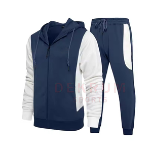 Ropa de entrenamiento ajustada con logotipo personalizado, chándal para hombre, conjunto de pantalones deportivos, chándal deportivo personalizado para hombre - Product Image 1